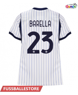 Günstige Inter Milan Nicolo Barella #23 Auswärtstrikot Damen 2026-27 Kurzarm